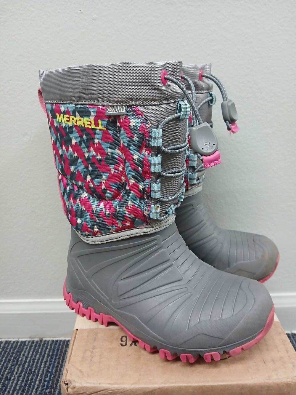 Merrell Kids' Snow Quest Lite Waterproof Boots 12y